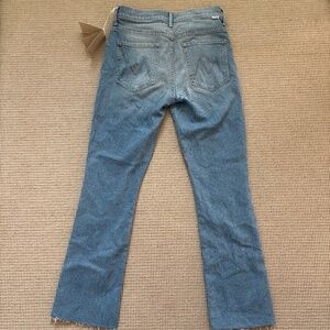 Mother Insider ankle Fray jeans